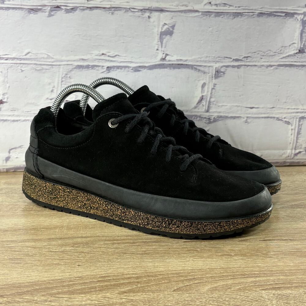 Birkenstock Honnef Black Suede Casual Sneakers EU 40 Men's 7 Women's 9 Lace Up